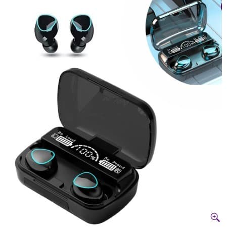 Fone De Ouvido Bluetooth M10 TWS Com Tela De LED Sem Fio