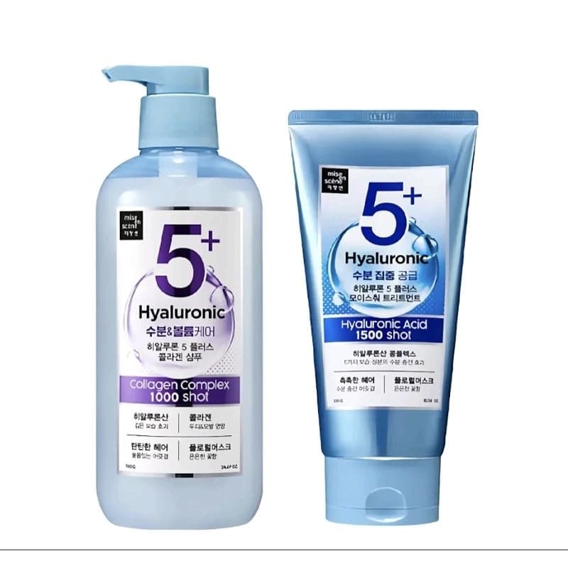 Mise en Scène - Shampoo Moisture Hvaluronic Collagen 700g + Máscara 1500 Shot 300g