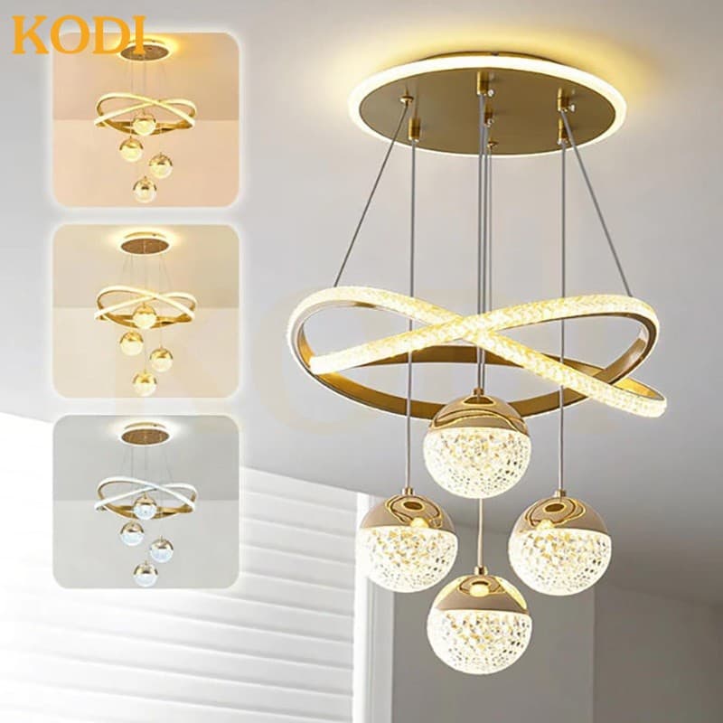 lustre para sala Luz Sala De Estar lustre sala jantar Lustre Cozinha Led Lâmpada Do Teto Nordic Moderno Decoração-O15/16