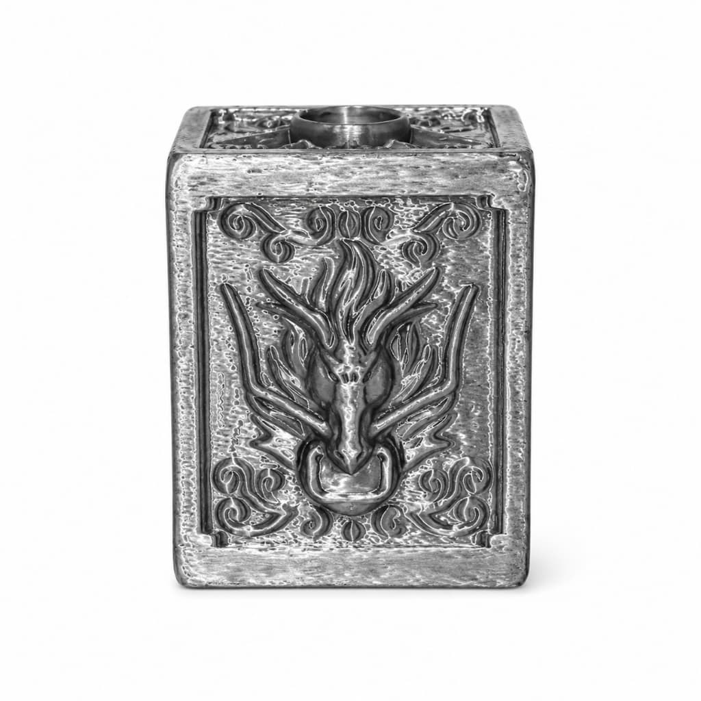 Caixa Das Armaduras De Bronze Decorativa Geek Colecionável Metalizada