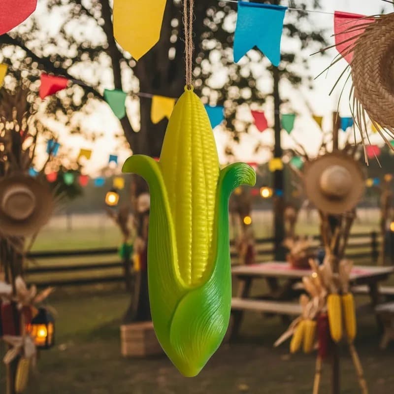 Milho De Plástico Decorativo Para Festa Junina