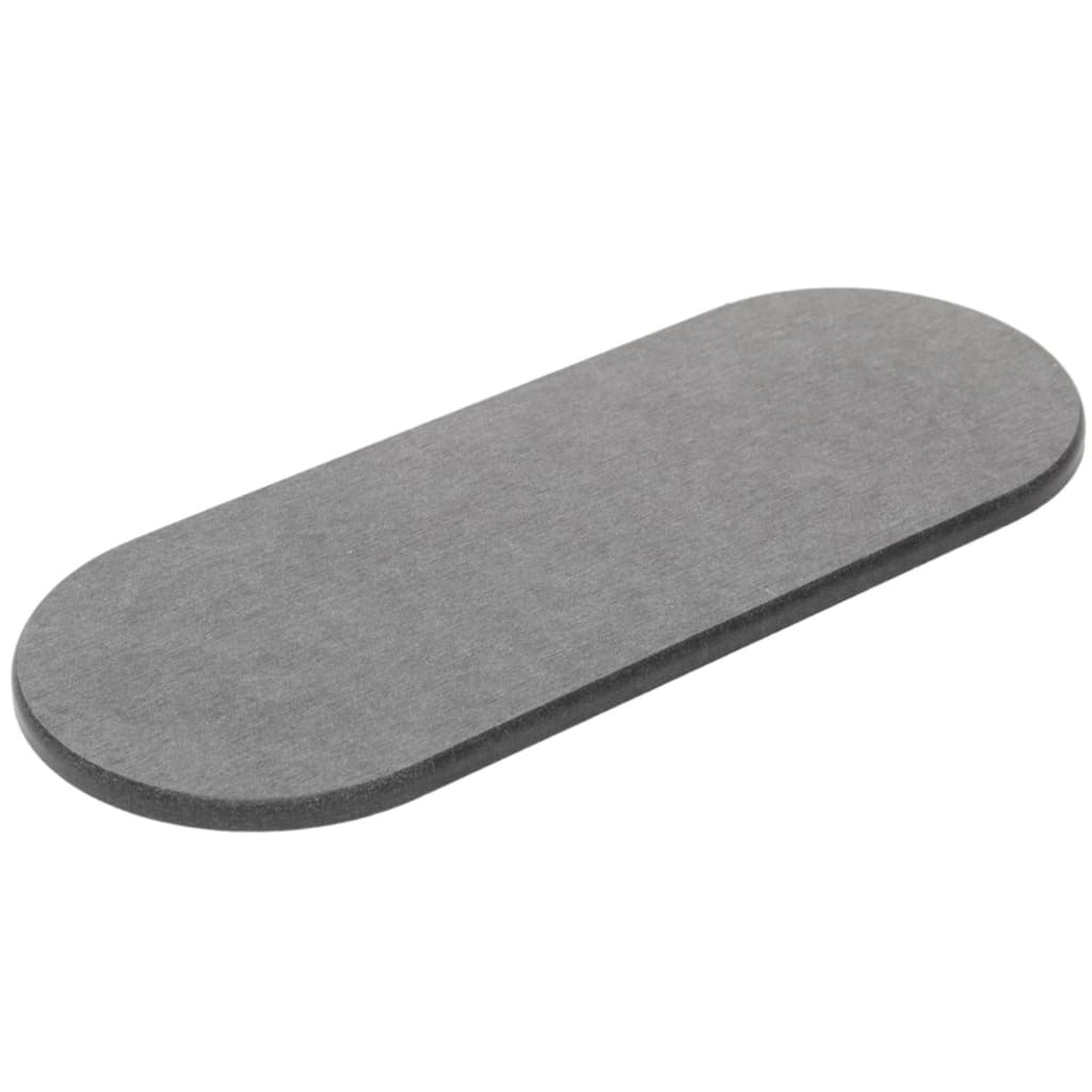 LYOR - Bandeja Oval Absorvente para Pia 28cm Pedra Diatomita