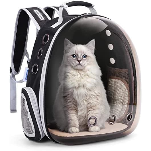 Mochila Pet Visão Panorâmica Astronauta Cachorro Gato Cão