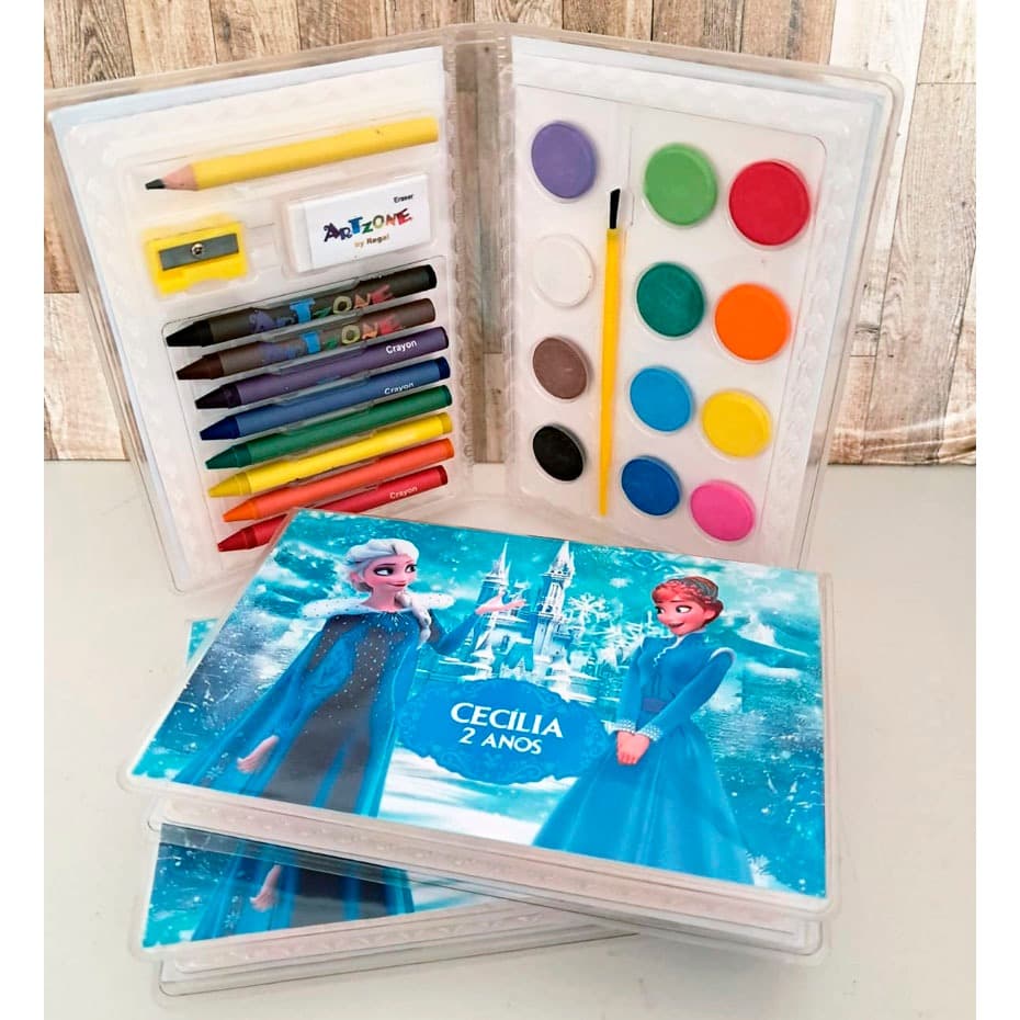 Estojo de Pintura PERSONALIZADO | Tema da sua festa | Lembrancinha Personalizada