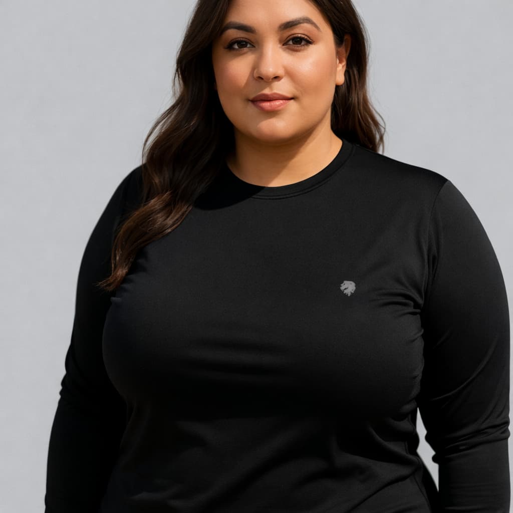 Blusa UV Plus Size FEMININA Segunda Pele FPS 50+ Camiseta Extra G Proteção Solar