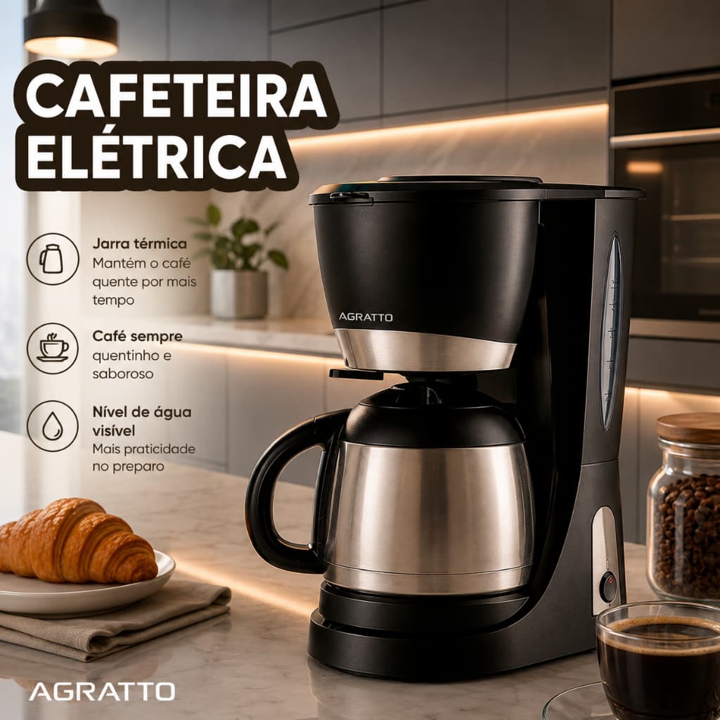 Cafeteira Elétrica Grande 110V Cafeteira 25 Xícara Cafeteira Com Jarra Inoxx Cafeteira coffee Break