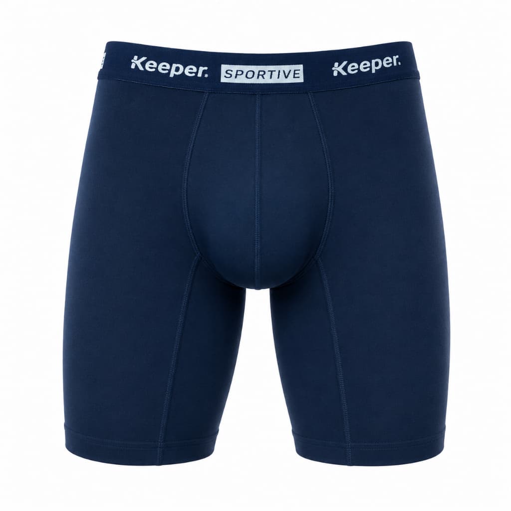 Cueca Boxer Long Leg longa anti assadura esportiva academia corrida treino microfibra Keeper