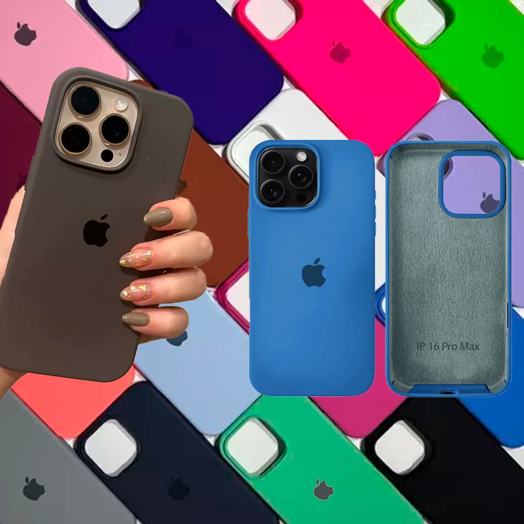 Capinha Case iPhone 16Pro Silicone Aveludada Para Capa Premium