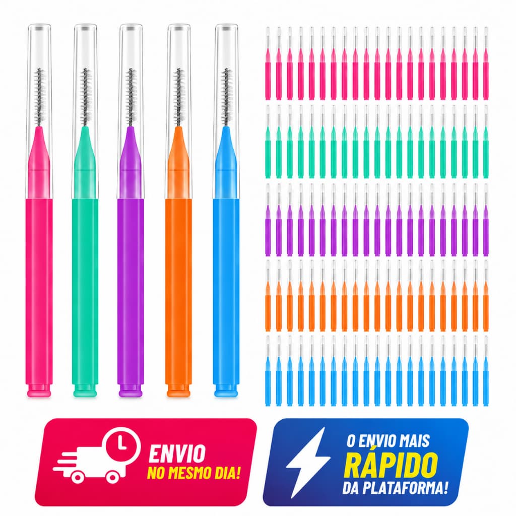Kit Escovinhas para Brow Lamination Sobrancelha e Lash Lifiting Extensions