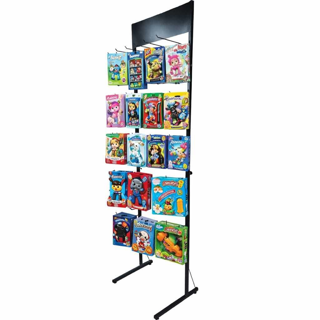 Display Expositor Metálico 54 Ganchos 20cm Loja Bazar Parede Temperos