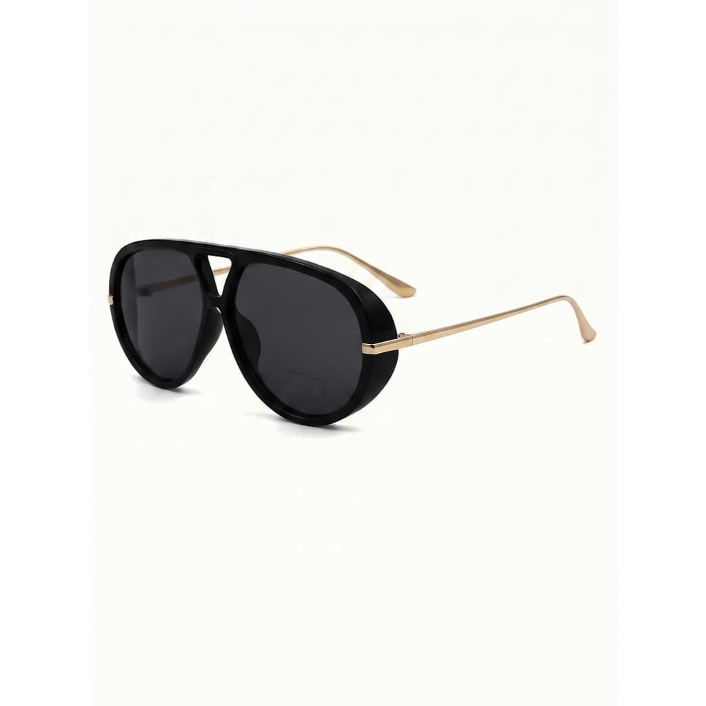 Óculos de Sol Retrô Aviador  Unissex com Proteção Lateral UV400 Lentes Coloridas Vintage Moda Blogueira