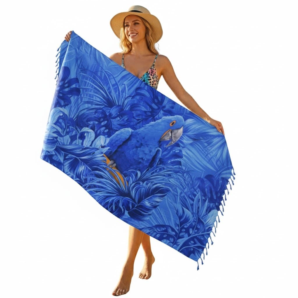 Canga De Praia E Piscina Pareo Saída Kanga Pareo Tanga Moda Beach Verão Envio Já