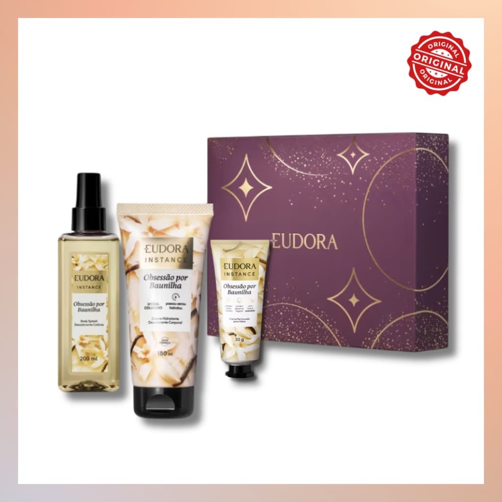 Kit Presente Eudora Obsessão Por Baunilha Amor (3 itens)