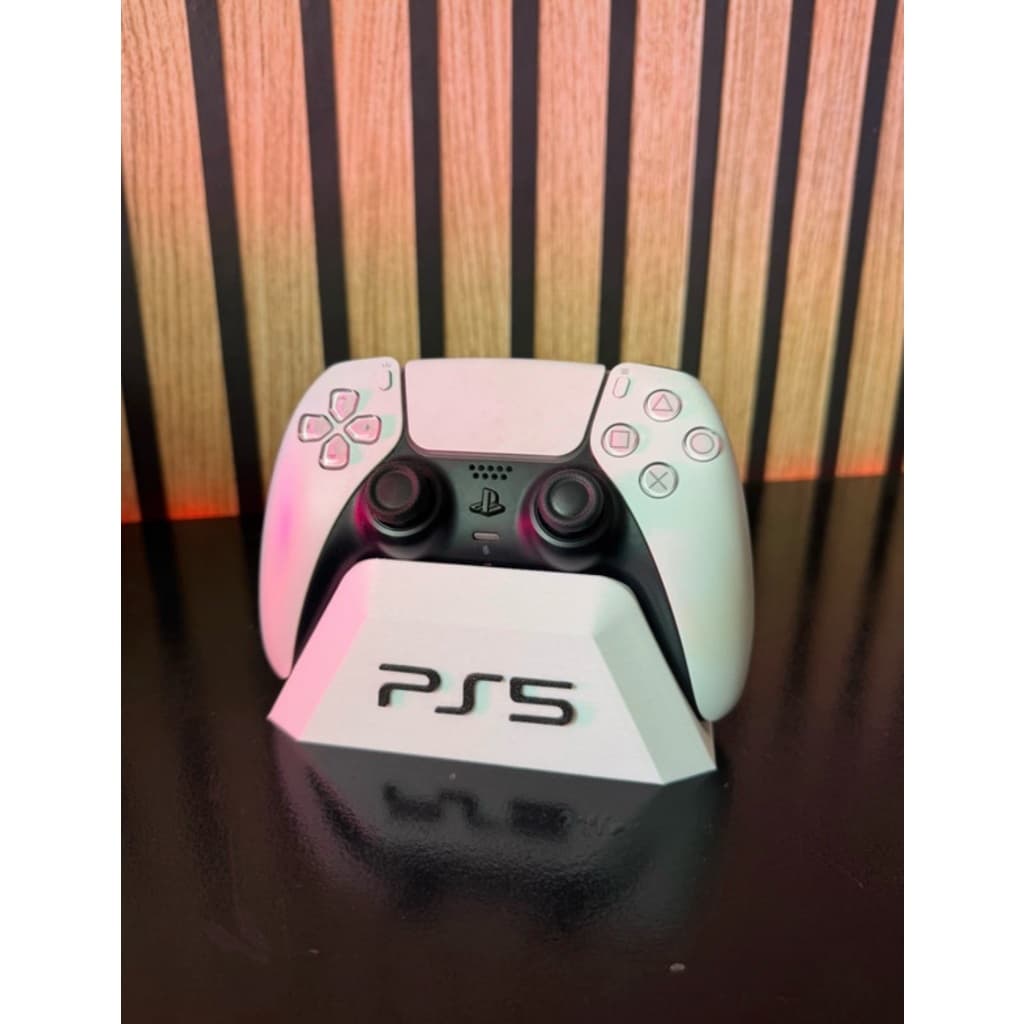 Suporte de Controle PS5 DualSense Gamer Organizador para Mesa Setup Estação de Jogos Ideal para Console e PC