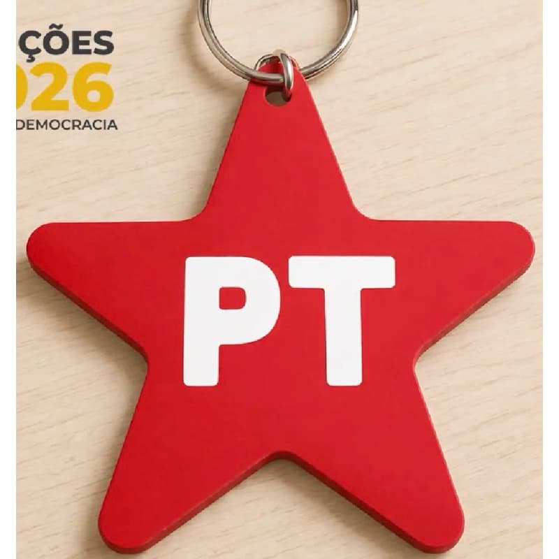 chaveiro do Partido dos Trabalhodores PT