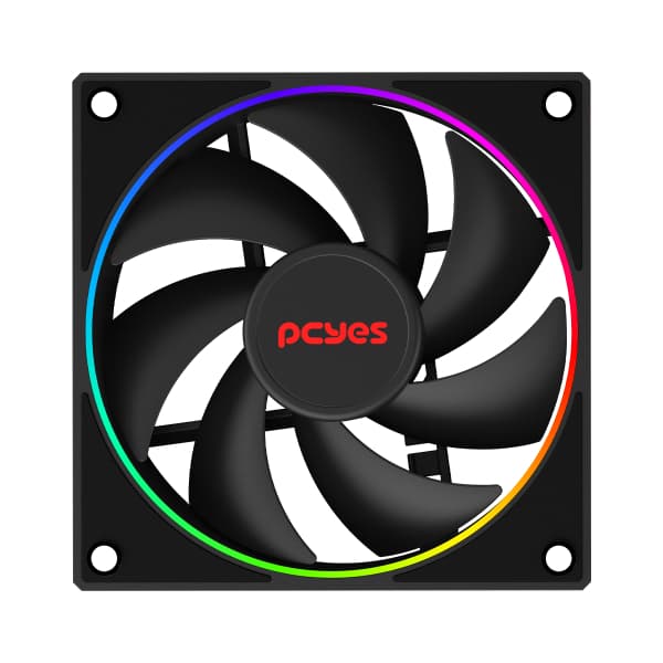 Cooler Fan Para Gabinete Pcyes Vision Black Vulcan 120mm ARGB 2000 RPM