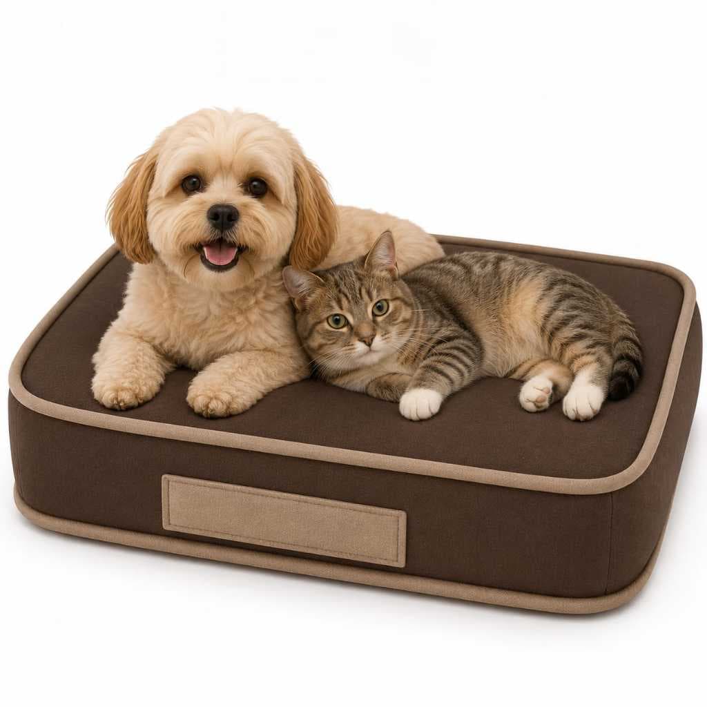 Cama Pet Premium  Pets e Gatos Pequeno Porte Macia Confortável Lavável 55x43cm