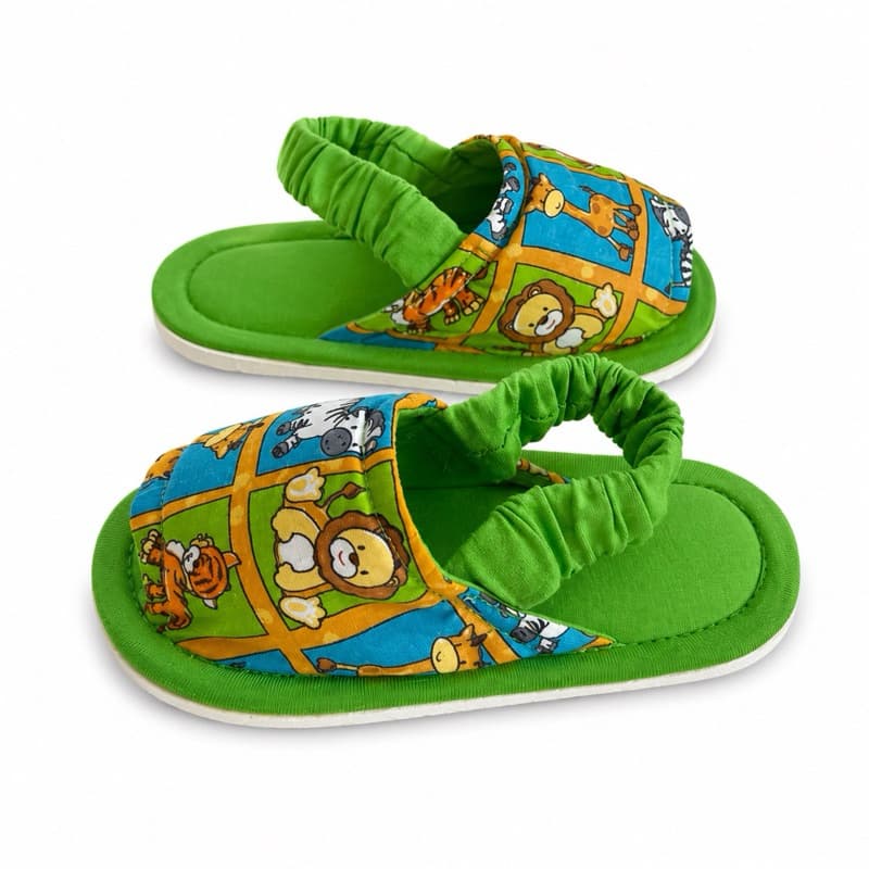 Chinelo Infantil de Pano Antiderrapante Confortável Menino e Menina