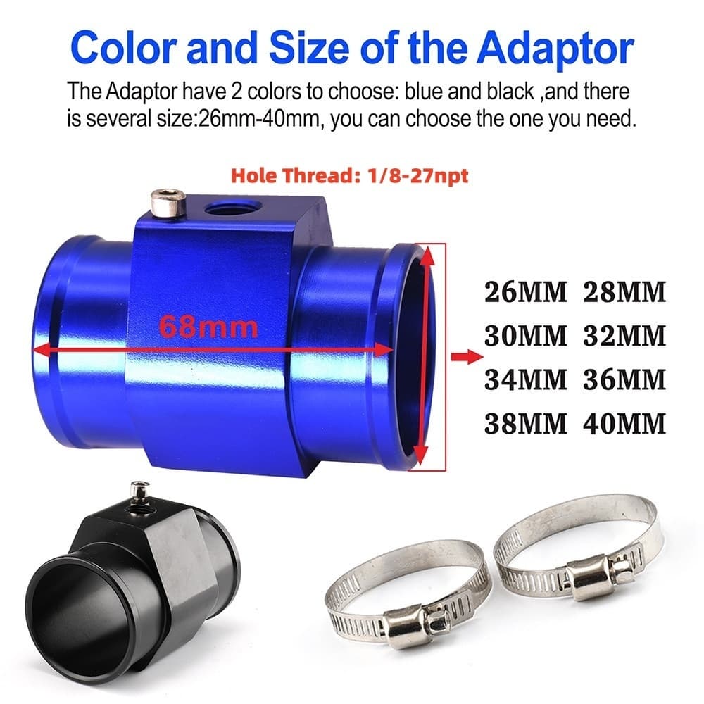 Adaptador Para Mangote D'água Mangueira Radiador Universal 40mm/36mm/30mm