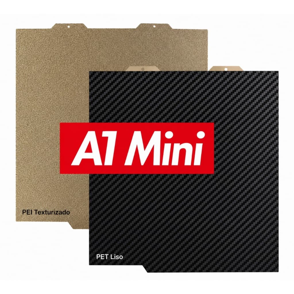Placa de Impressão para Impressora 3D Bambu Lab A1 Mini 180x180mm - Vários Modelos