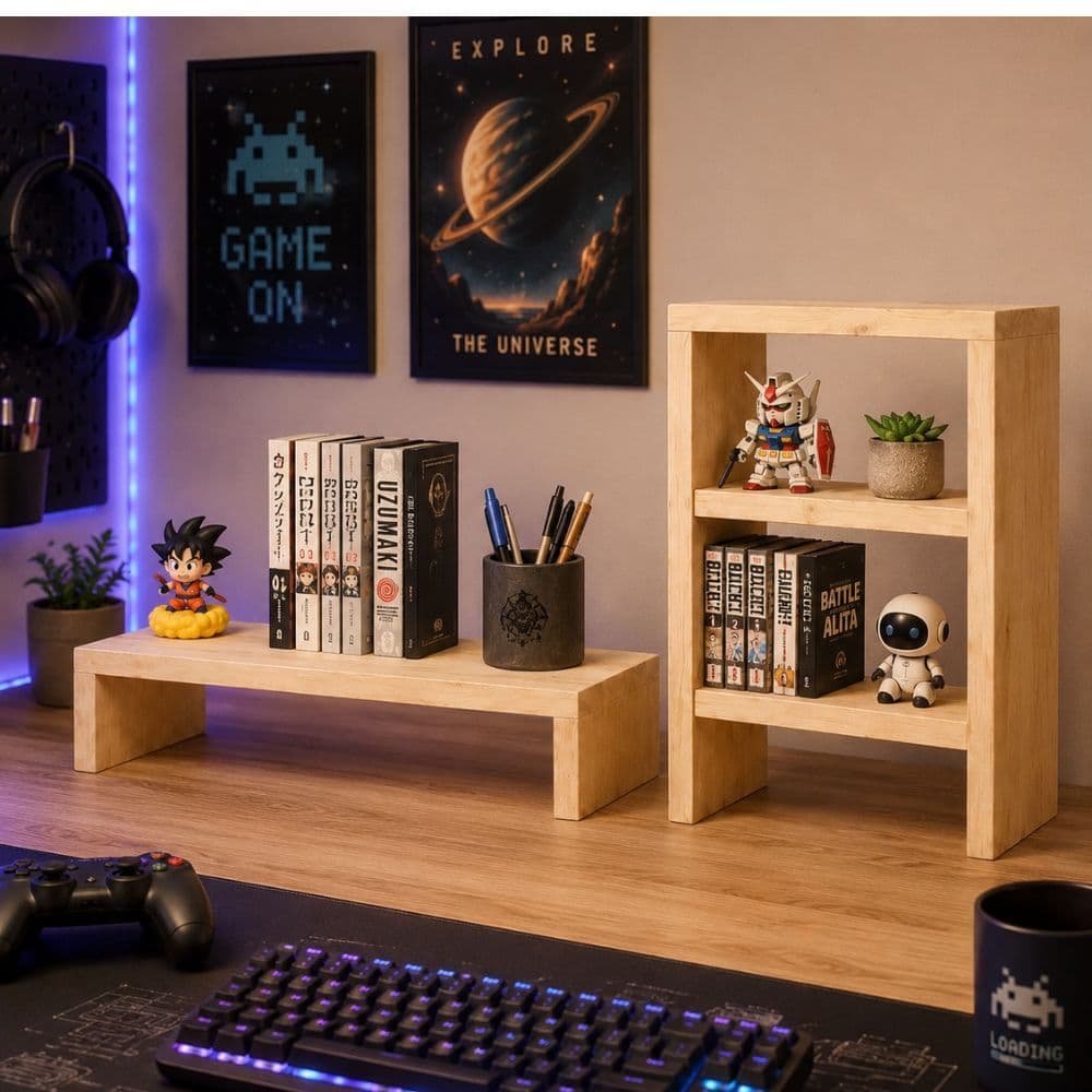 Organizador de Mesa Escaninho Decorativo de Madeira Pinus 100% Natural  ENVIO MONTADO
