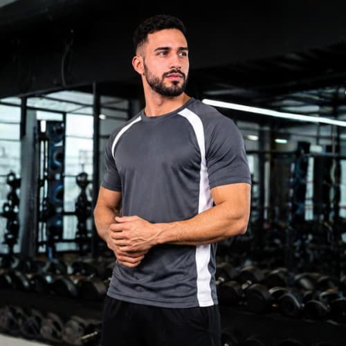 Blusa Camiseta Masculina Treino de Esporte Tecido Dryfit Drifit