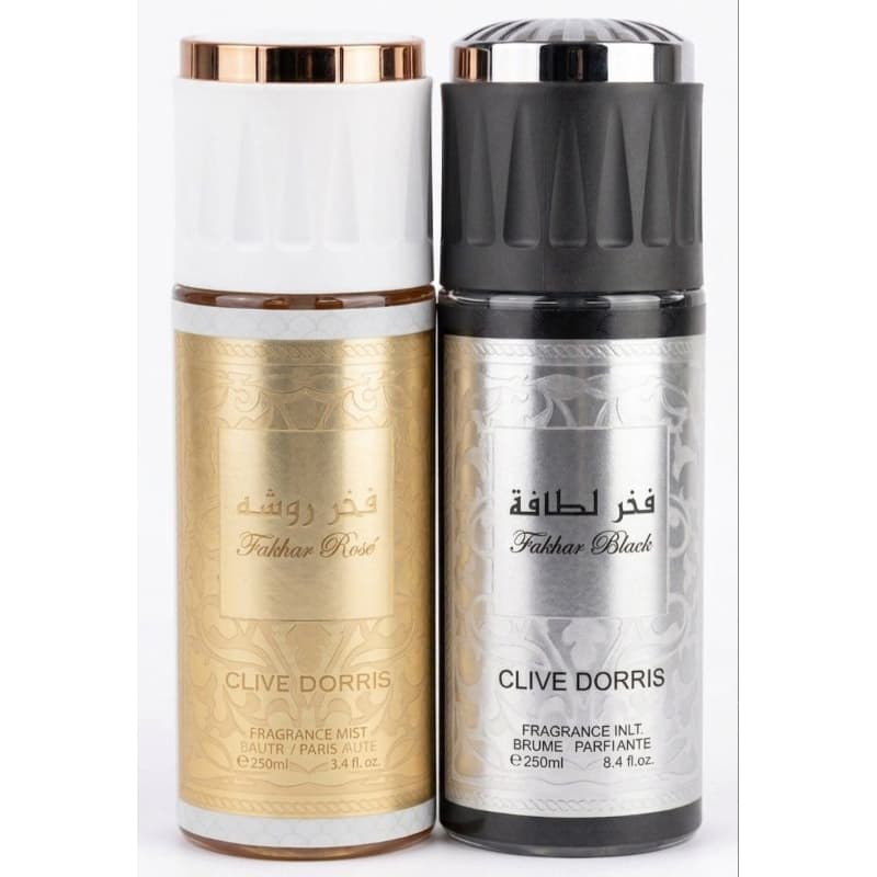 Fhakar Black & Fakhar Sereia 250ml Amadeirado é Floral  Clive Dorris