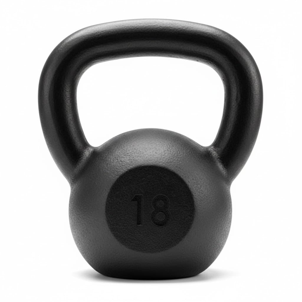 Kettlebell 18kg para Musculação Academia Treino Fitness Funcional Crossfit Resistente Profissional Gym Pro