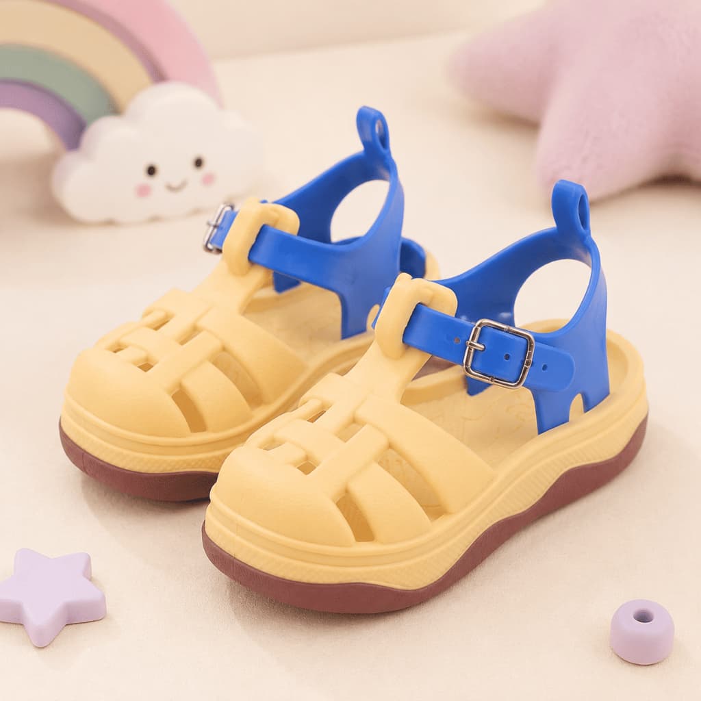 Sandália Infantil Papete Menino Sola Flexível Lançamento