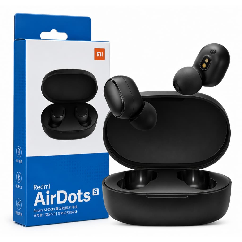 Fone Sem Fio Redmi Airdots Tws Xiaomi Bluetooth Preto 5.0