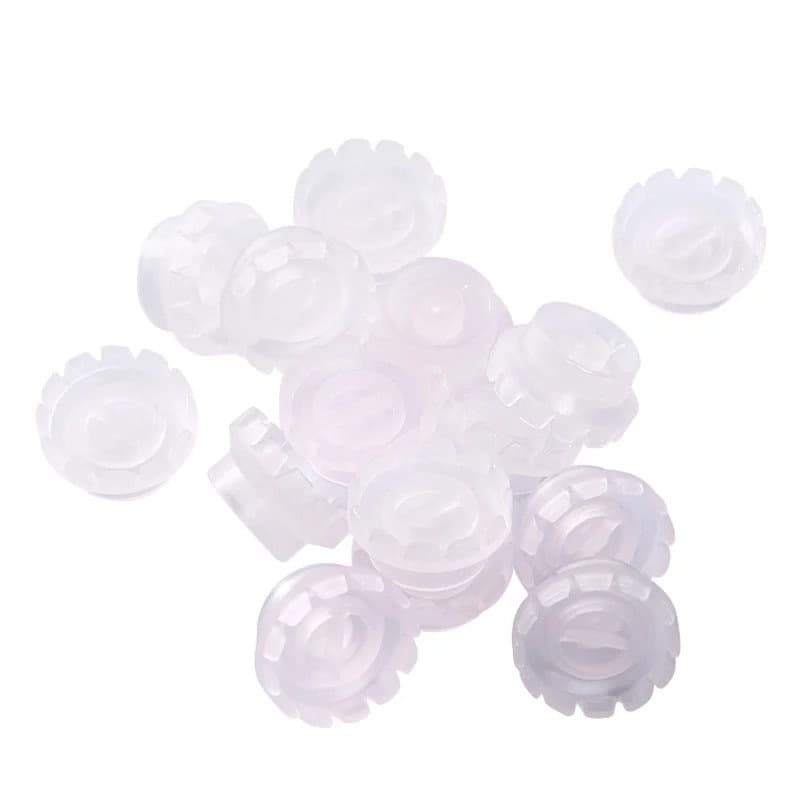 Batoque Flor 100 Unidades Suporte Para Cílios Cola de Cílios Individuais Anel Para Cola de Cílios.