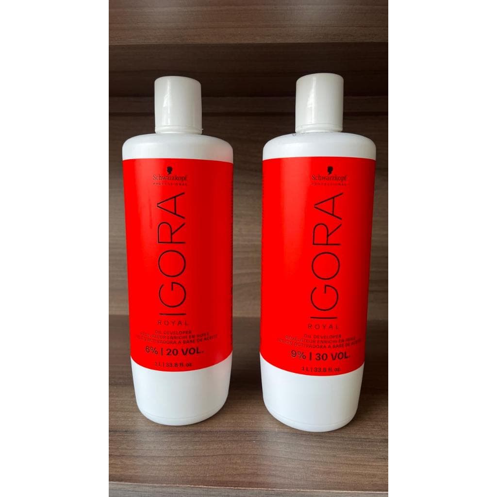 Água Oxigenada Igora Royal 20/30 Volumes 1000ml Schwarzkopf