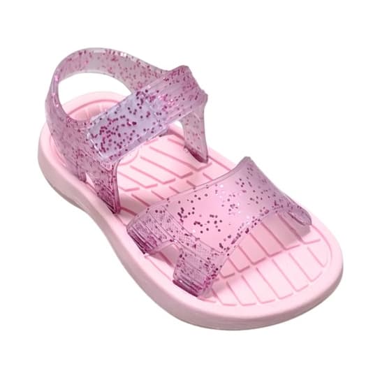 Sandália infantil menina Papete Glitter Confortável, Leve e Antiderrapante Dridrica 17 a 32