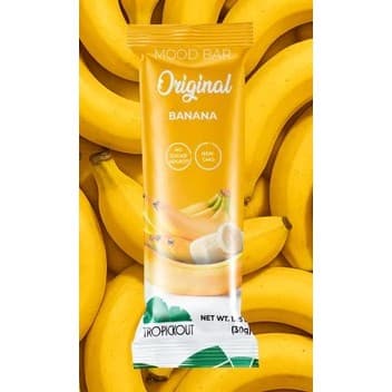 Barrinhas de Banana Zero Açúcar e Glúten 30g - Caixa c/12 Unidades