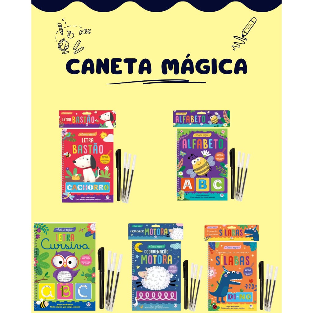 Caneta Mágica - Escolha Estampa.