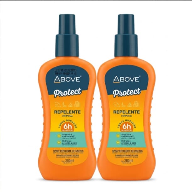 Kit 2x Repelente de Insetos Above Protect - Longa Duração e Hidratação