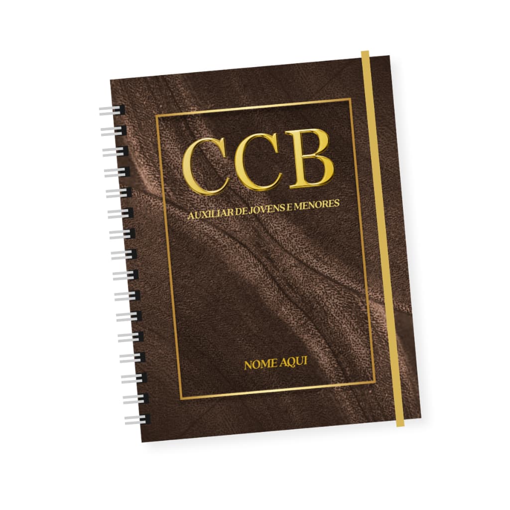 Caderno Auxiliar De Jovens E Menores Masculino Ccb Capa Dura