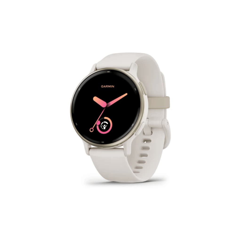 Smartwatch Garmin Vívoactive Vivoactive 5 tela de 1.2" com pulseira de silicone cor branco caixa cor marfim