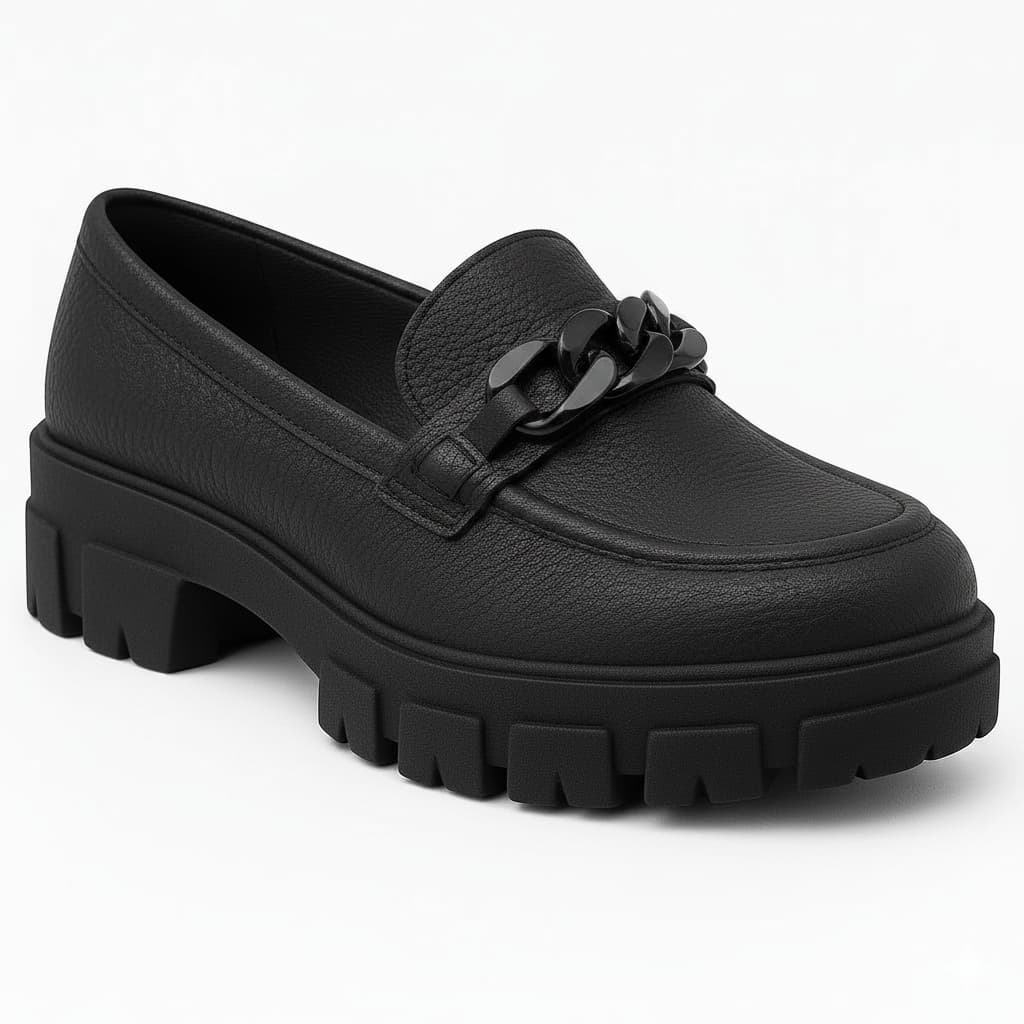 Mocassim Feminino Plataforma Moderna com Elegância e Praticidade
