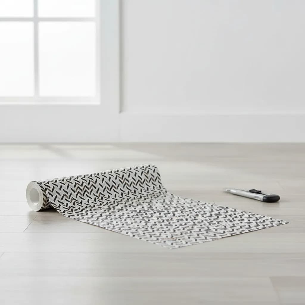 Papel Parede 5m Adesivo Geométrico Lavável PVC Textura Estampa Zig Zag