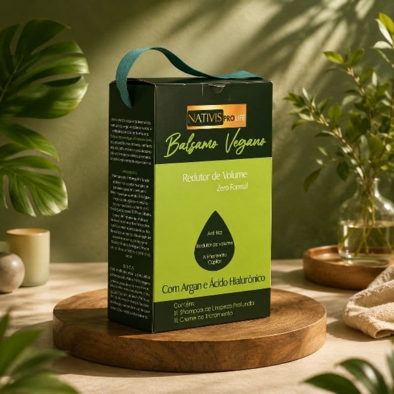 Pro Ácido Hialurô Vegano 0%Formol Shampoo e Tratamento Capilar 2 Produtos