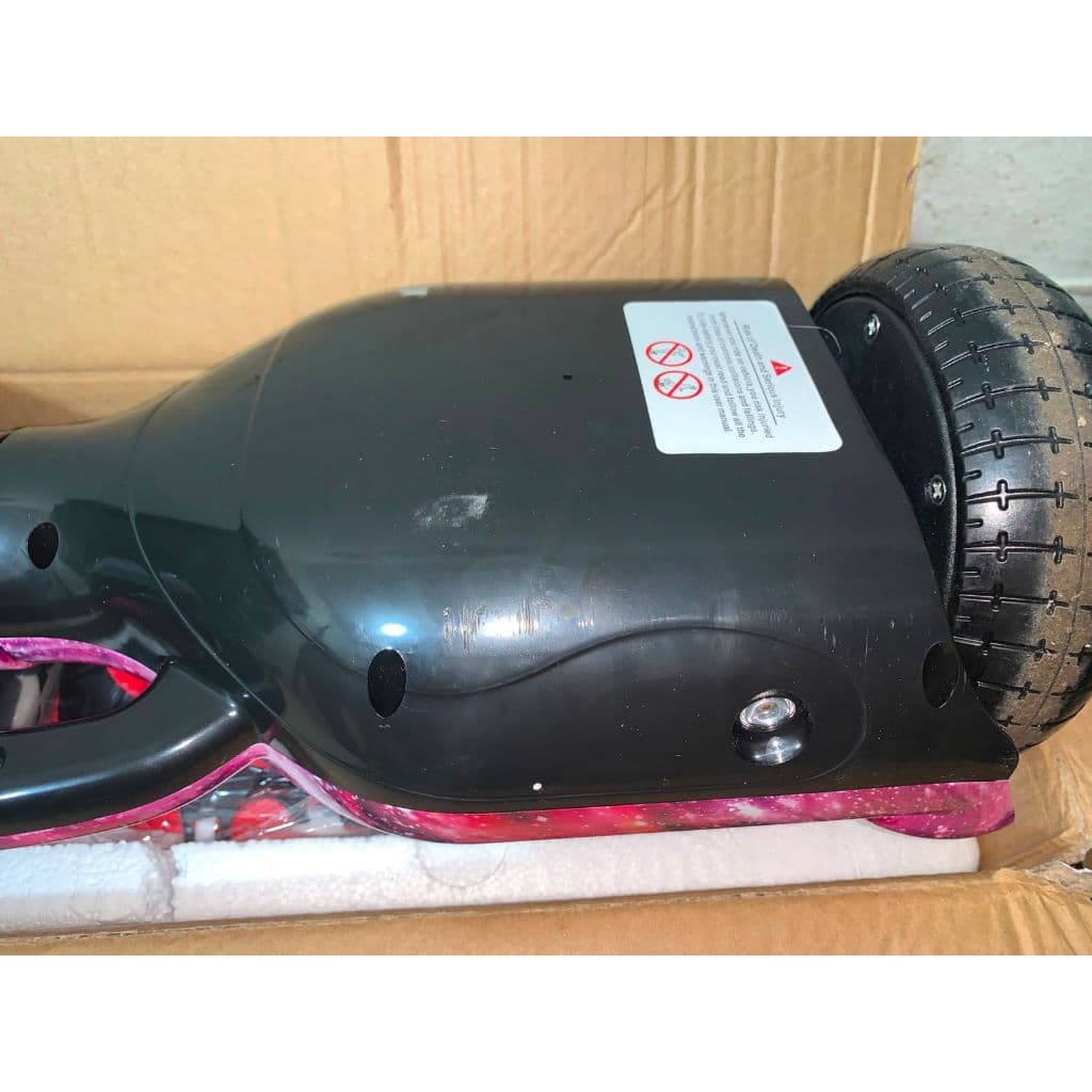 [COM PEQUENAS AVARIAS] Skate elétrico infantil bateria de grande capacidade LED Bluetooth de 6,5 polegadas--2281
