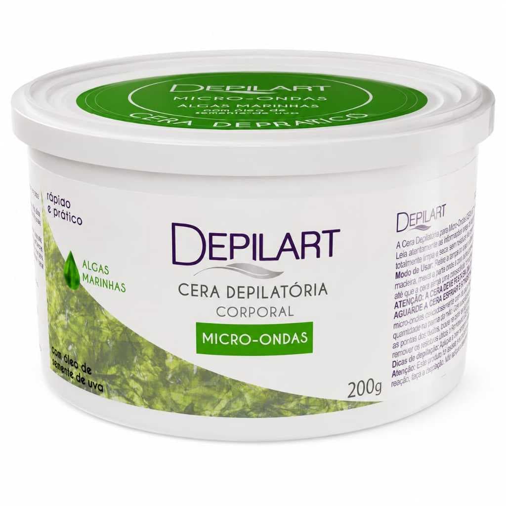 Cera Depilatória Micro-ondas Depilart 200g Algas Marinhas
