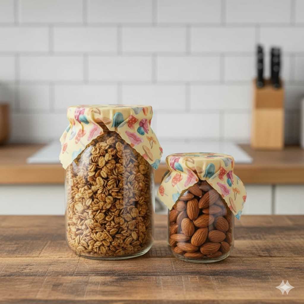 Kit 9 Panos de Cera de Abelha Reutilizável | Economia + Sustentabilidade | Promoção
