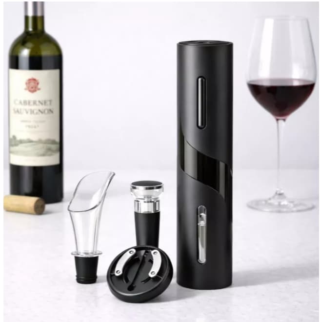 Abridor de Vinho Saca Rolhas Portátil Pilha