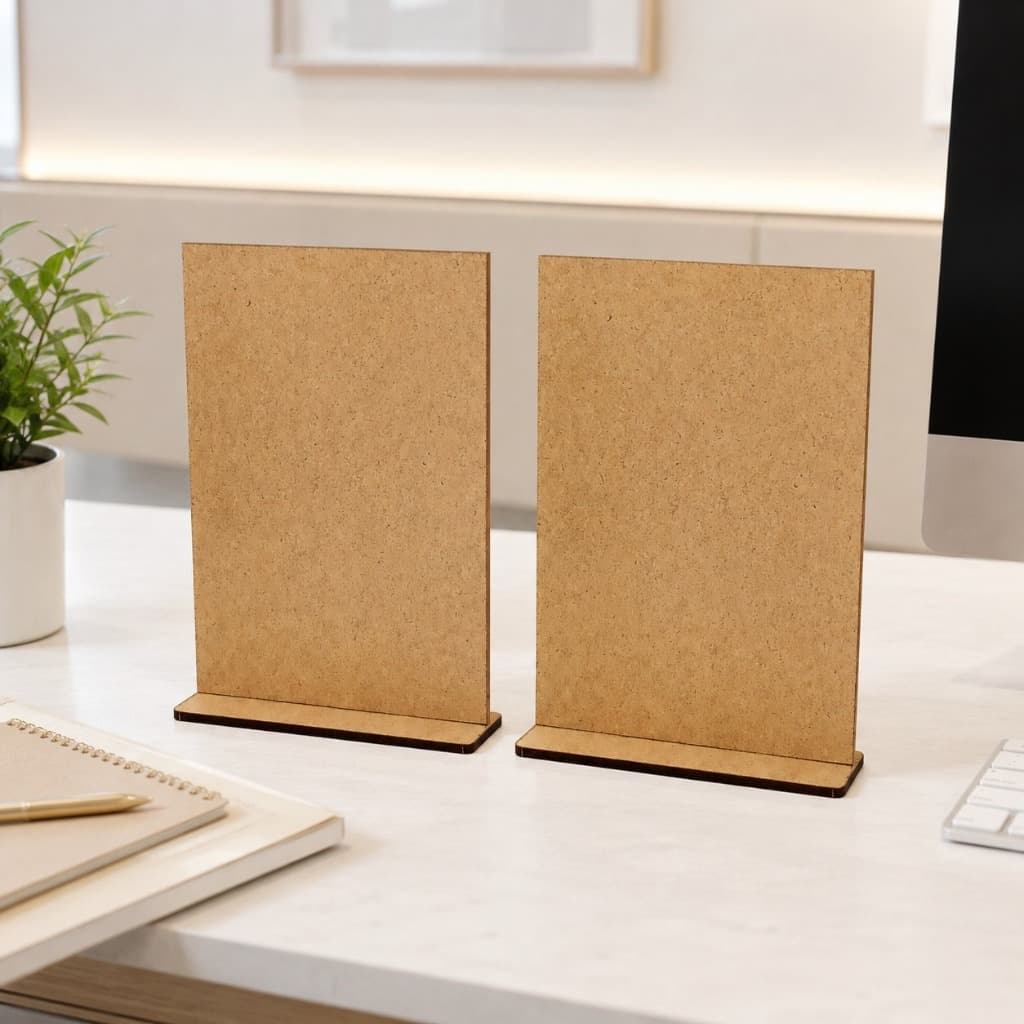 Kit 20 Mini Painel Placa em MDF 15x10cm Totem - Enfeite - Foto - Adesivo