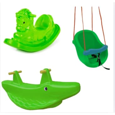 Kit Infantil Cavalinho, Jacaré e Balanço BB – Diversão, Desenvolvimento e Aventura para as Crianças