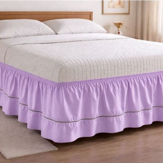 Saia Box Para Cama Com Ponto Palito e Elástico