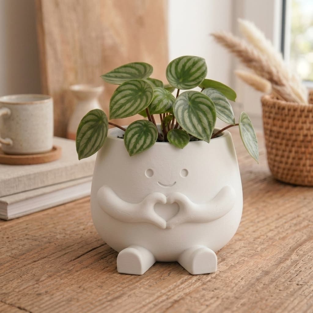 Vaso Decorativo Suculenta - Vasinho Criativo para Decoração de Casa, Sala, Quarto, Escritório