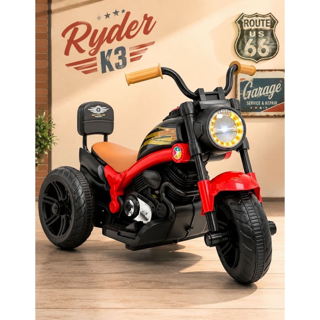 Triciclo Moto Infantil Elétrica Painel Multimidia USB Pedal Aceleração Criança 25Kg Bluetooth